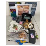Misc Estate Lot Sony Walkman Microlife BP Monitor Dali Print Christmas Dish