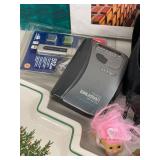 Misc Estate Lot Sony Walkman Microlife BP Monitor Dali Print Christmas Dish