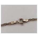 Sterling Silver Italian Rope Chain Necklace
