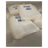 5 Packs Clear Poly Bags 6x8 2 Mil Hang Hole 100 Count Each Sealed