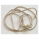 Sterling Silver Snake Chain Necklace