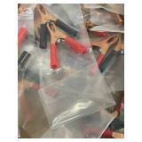 Bulk Lot Copper Battery Alligator Clips Red Black Insulated Handles
