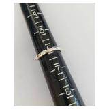 Sterling Silver Marcasite Bypass Ring