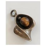 Sterling Silver Uniquely Shapped Pendant
