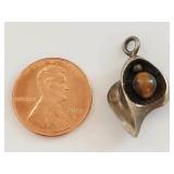 Sterling Silver Uniquely Shapped Pendant