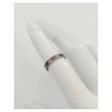 Sterling Silver Heart & Star Cutout Band Ring