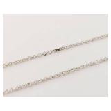Sterling Silver Italian Chain Necklace