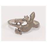 Sterling Silver Gecko Ring