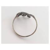 Sterling Silver Gecko Ring