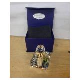 Heartland Americana Crystal Perfume Bottle With Stopper and Box