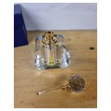Heartland Americana Crystal Perfume Bottle With Stopper and Box