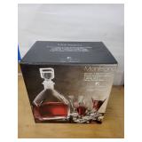 Mantegna Light & Music Luigi Bormioli 5-piece Crystal Decanter Set