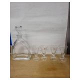 Mantegna Light & Music Luigi Bormioli 5-piece Crystal Decanter Set