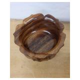 Mixed Lot of 4 Decorative Items - Hawaii Hardwoods Bowl, Candle, Wind Bell & Frame