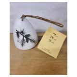 Mixed Lot of 4 Decorative Items - Hawaii Hardwoods Bowl, Candle, Wind Bell & Frame