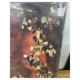 The Doors Greatest Hits, Janis Joplin Kozmic Blues, Lps and Janis Joplin Portrait Printed on a Dictionary Page (Lot of 3)