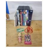 Mixed Lot: Dvds With Hallmark Golden Girls Ornament & Team Blanche Lanyard