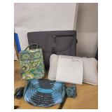 Brenthaven Bag, Kassa Spa Pillow & Patterned Tissue Dispenser/Cosmetic Pouch (Lot of 3)
