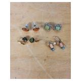 Mixed Costume Earrings (Lot of 6 Pairs)