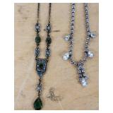 Vintage Cameo & Rhinestone Jewelry Mixed Lot