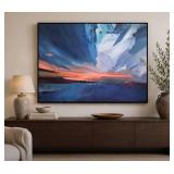 David Manlove Oil on Canvas Titled "Last Day of the Sun" 48x60 Framed