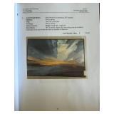 David Manlove Oil on Canvas Titled "Last Day of the Sun" 48x60 Framed