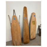 The Queen Folding Ironing Board Wood Top J.R. Clark Primitive Vintage