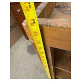 Primitive Pine Countertop Bookcase Display Shelf 32x29x12 Rustic