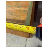 Primitive Pine Countertop Bookcase Display Shelf 32x29x12 Rustic