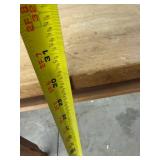 Antique Solid Wood Farmhouse Work Table w Shelf 30x36x30 Rustic
