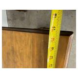 Vintage Wood Side Table Turned Legs Lower Shelf 28x12x17 Good