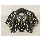 Tiffany Style Stained Glass Lamp Shade Floral Panel Replacement Shade Good