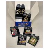 Walt Disney World 2000 Millennium 6 Pin Set w/ Box on Cards