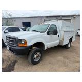 2001 Ford F-350 7.3L Diesel Box Truck 4x4