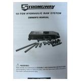 *Strongway Hydraulic Ram Kit, 16-Pc., 10-Ton Capacity, Portable, Auto Body Repair Kit #46273 Msrp $259.99