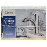 Home Impressions 1-Handle Lever Pull-Out Kitchen Faucet, Polished Chrome - All