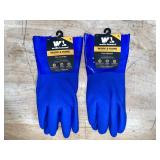 (5) Wells Lamont- Work & Home PVC Coated, Liquid-proof gloves