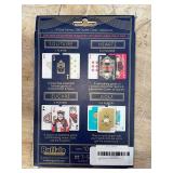 (4) Buffalo Games & Puzzles- 4-Pack Card Games: Solitaire, Hearts, Euchre, and Golf