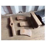RR Rail, Axe Heads and Hammer Head