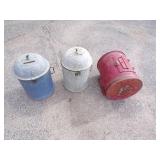 3 Vintage Ballot Boxes