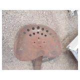 Vintage Tractor Seat with Bracket