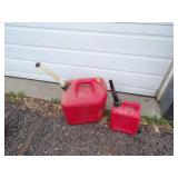 5 Gallon gas Can and 1 Gallon Gas Can