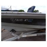 1986 Crestliner Boat with Suzuki 65 HP Motor and Trailer
