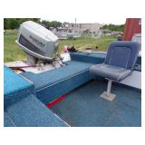 1986 Crestliner Boat with Suzuki 65 HP Motor and Trailer