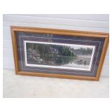 Framed Artwork Beside Still Waters by Kim Norlien