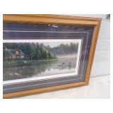 Framed Artwork Beside Still Waters by Kim Norlien