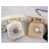 3 Vintage telephones