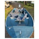 1986 Crestliner Boat with Suzuki 65 HP Motor and Trailer