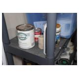 Shelves and Contents - Paint, Cleaners