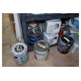 Shelves and Contents - Paint, Cleaners
